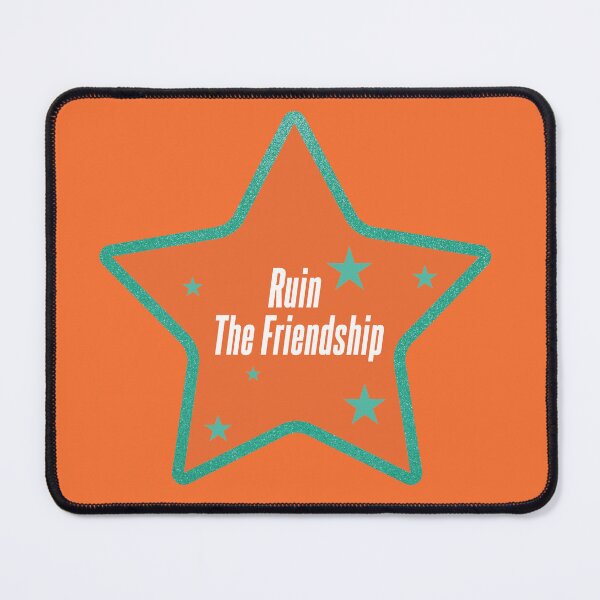 Item preview, Ruin The Friendship Orange Glitter Stars - Sticker designed and sold by yuruilustra.