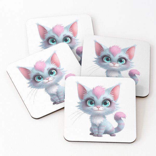 Item preview, Adorable Kawaii Kitty Illustration designed and sold by Vectorfever.