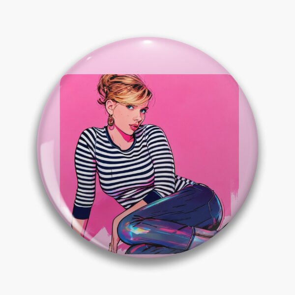 Item preview, Scarlett's Gaze - Pop Art  designed and sold by CleverCulture.