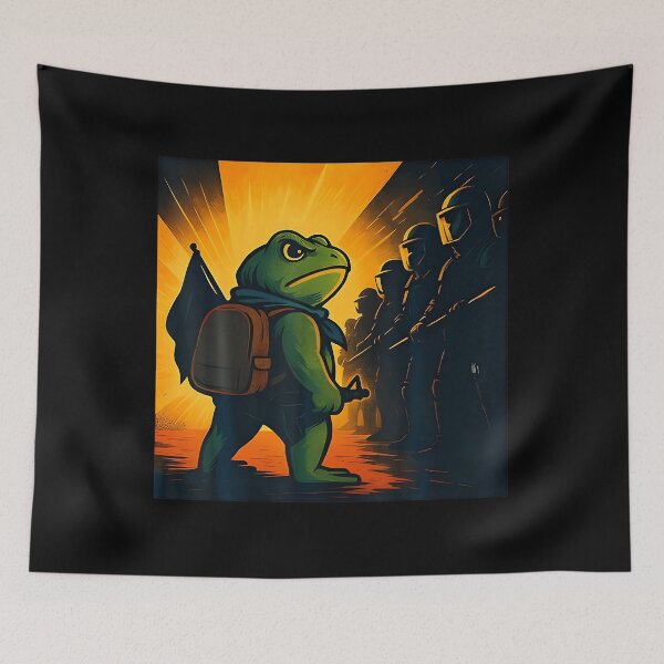 Item preview, Portland Frog Funny Portland Frog Protest designed and sold by Khescoiu.