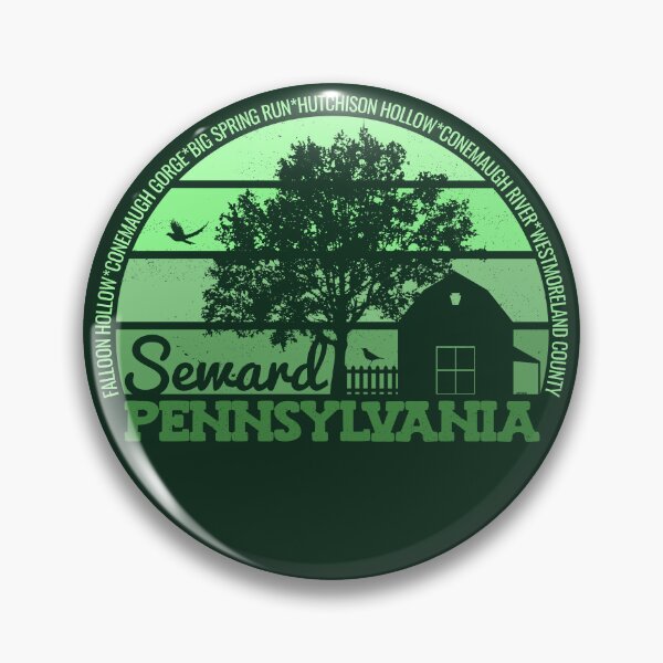 Artikelvorschau, Seward Pennsylvania Sonnenuntergang Retro Vintage Local Pride Logo entworfen und verkauft von CRHPOD20.