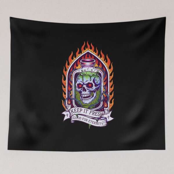 Item preview, Keep it Fresh Preserverd Scary Skull designed and sold by CoffinsArt.