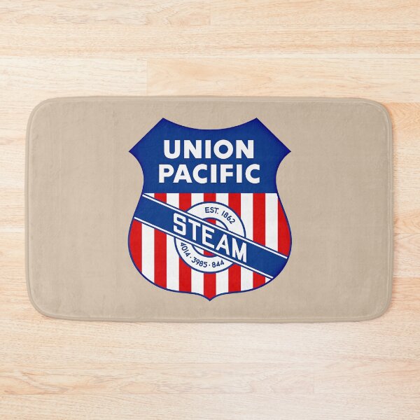 Item preview, Train logo, UP #4014, #3985 & #844 Steam Locomotives Tribute Shield, Shelly's Train Store, Vintage, Classic, Collectible Train Logos, Rail & Railroad Logos, stickers, t-shirts, posters designed and sold by MoreEZUSA-Here.
