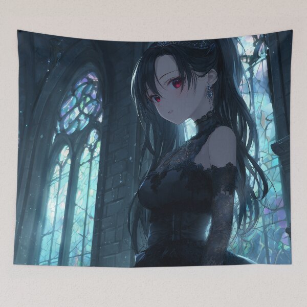 Item preview, Mystical Gothic Beauty - Red-Eyed Vampire Lady designed and sold by Hartfield Press.