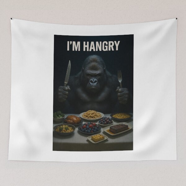 Item preview, I’M HANGRY designed and sold by BlackArtMedia.