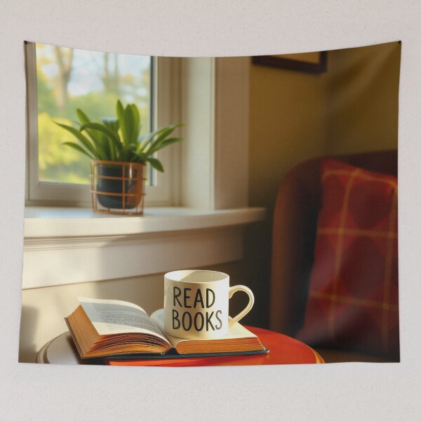Item preview, Cozy Reading Nook Comfort designed and sold by CTM ArtStudio.