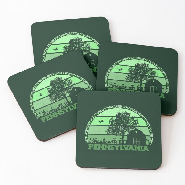Item preview, Shanksville Pennsylvania Sunset Retro Vintage Local Pride Logo designed and sold by CRHPOD20.