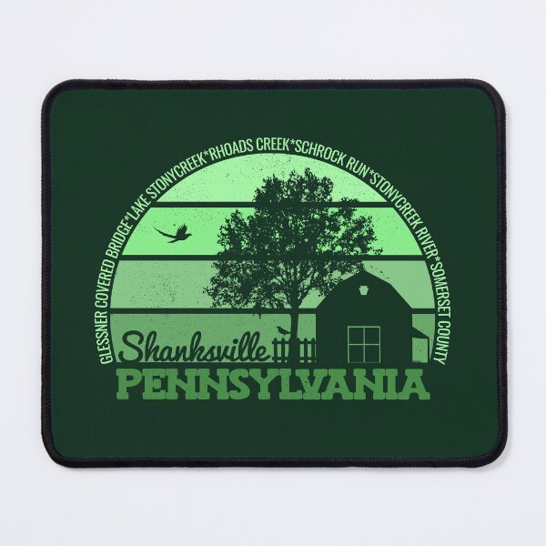 Item preview, Shanksville Pennsylvania Sunset Retro Vintage Local Pride Logo designed and sold by CRHPOD20.