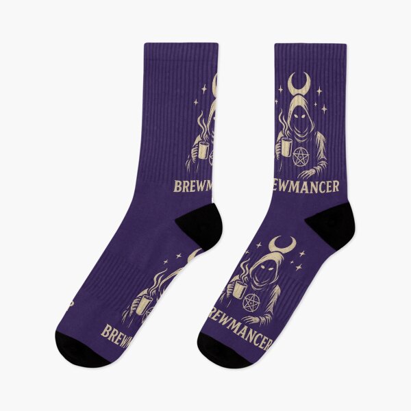 Item preview, Brewmancer Coffee Wizard Occult Fantasy Vintage Goth Halloween designed and sold by davidjulie.