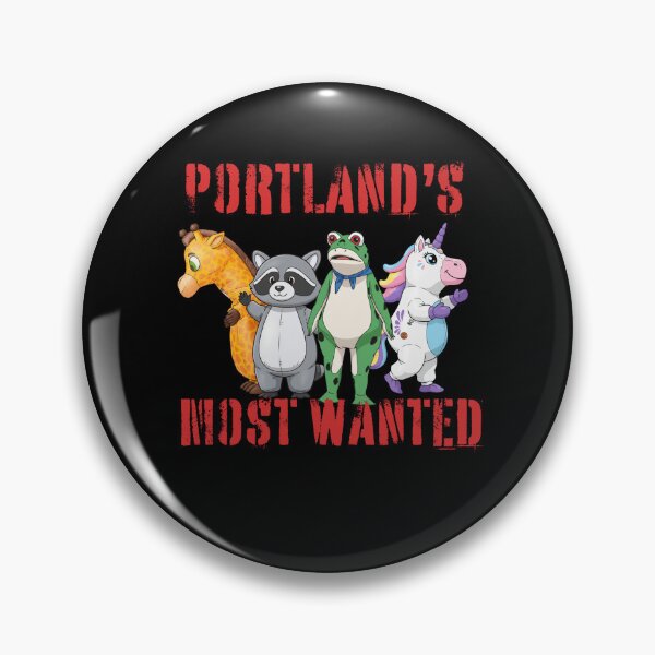 Item preview, Portland's Most Wanted Funny Inflatable Frog Protest  designed and sold by NerdCulture.