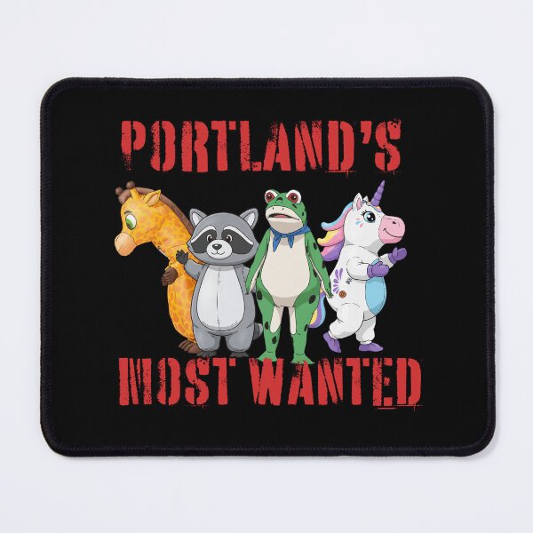 Item preview, Portland's Most Wanted Funny Inflatable Frog Protest designed and sold by NerdCulture.