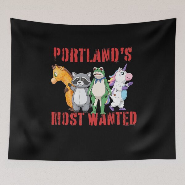Item preview, Portland's Most Wanted Funny Inflatable Frog Protest  designed and sold by NerdCulture.