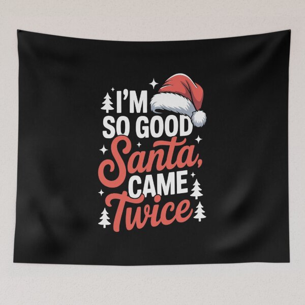 Item preview, Im so Good Santa Came Twice Naughty Ugly Dirty Santa Sweatshirt designed and sold by VladoZork.
