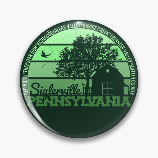 Item preview, Siglerville Pennsylvania Sunset Retro Vintage Local Pride Logo designed and sold by CRHPOD20.