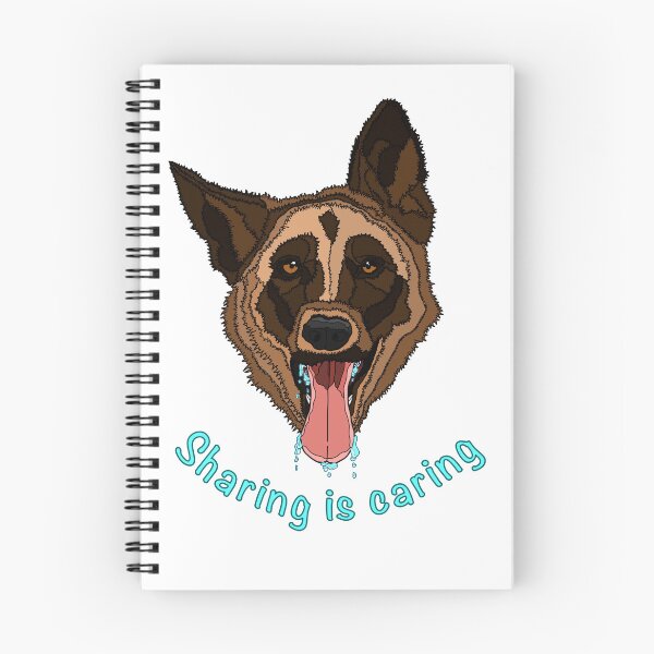 Item preview, Funny German Shepherd - Sharing is Caring designed and sold by nostakesart.