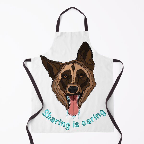 Item preview, Funny German Shepherd - Sharing is Caring designed and sold by nostakesart.