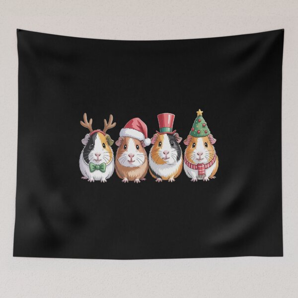 Item preview, Merry Pigmas Funny Santa Guinea Pig Squad Christmas designed and sold by VladoZork.