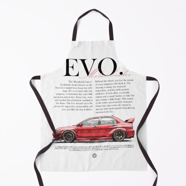 Item preview, Red Mitsubishi Lancer Evolution – JDM Rally Icon designed and sold by Blitzcrew.Co.