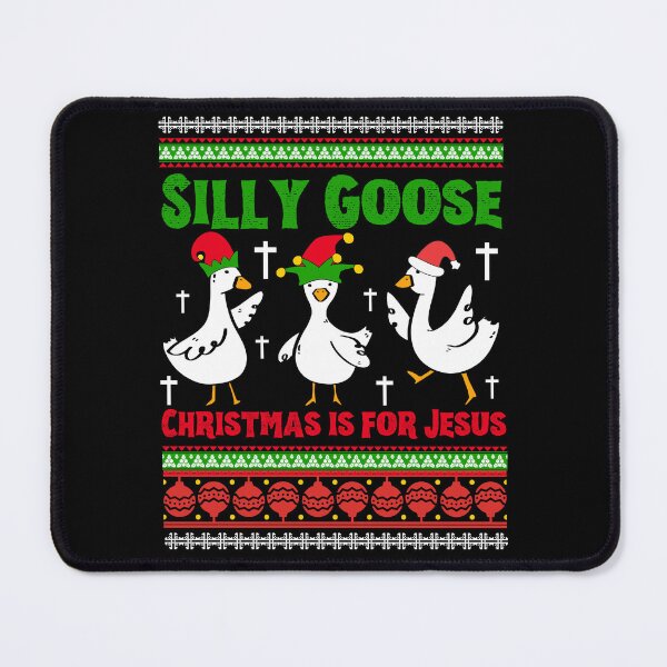 Item preview, Religious Ugly Sweater Silly Goose Christmas is for Jesus designed and sold by Forevermore.