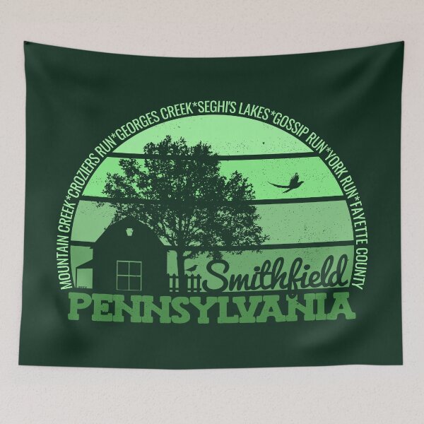 Item preview, Smithfield Pennsylvania Sunset Retro Vintage Local Pride Logo designed and sold by CRHPOD20.