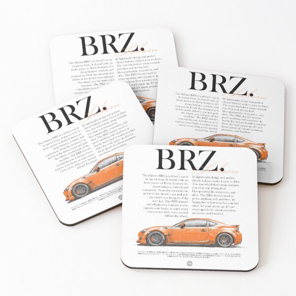 Item preview, Orange Subaru BRZ – Modern JDM Coupe designed and sold by Blitzcrew.Co.
