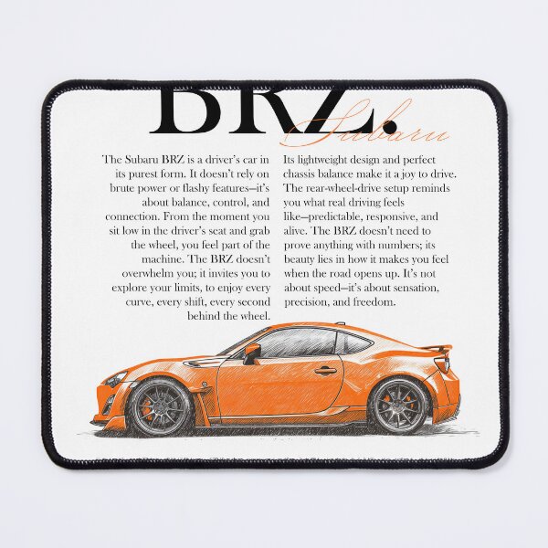 Item preview, Orange Subaru BRZ – Modern JDM Coupe designed and sold by Blitzcrew.Co.