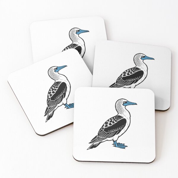 Item preview, Blue-footed Booby Illustration | Unique Seabird Art designed and sold by JollyCritters.