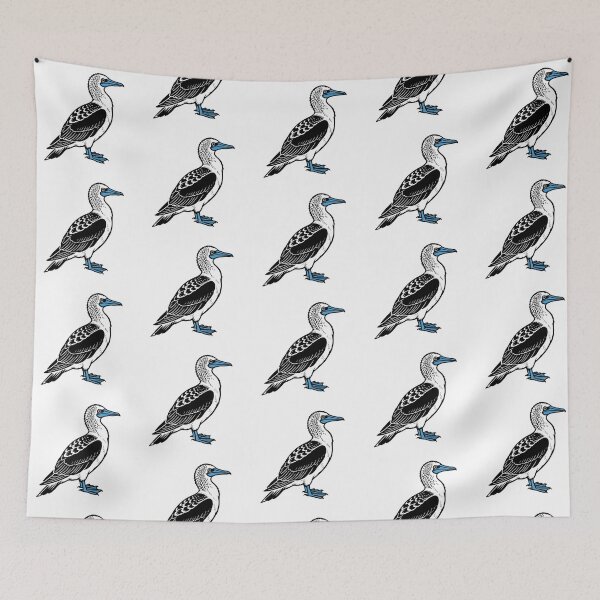 Item preview, Blue-footed Booby Illustration | Unique Seabird Art designed and sold by JollyCritters.