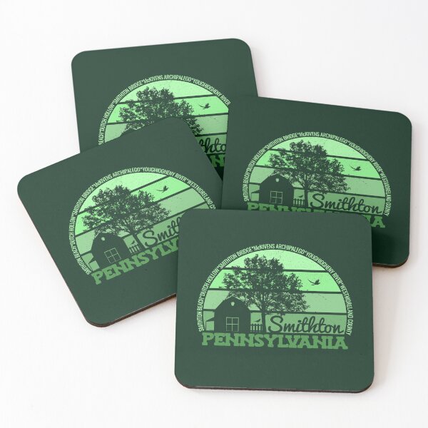 Item preview, Smithton Pennsylvania Sunset Retro Vintage Local Pride Logo designed and sold by CRHPOD20.