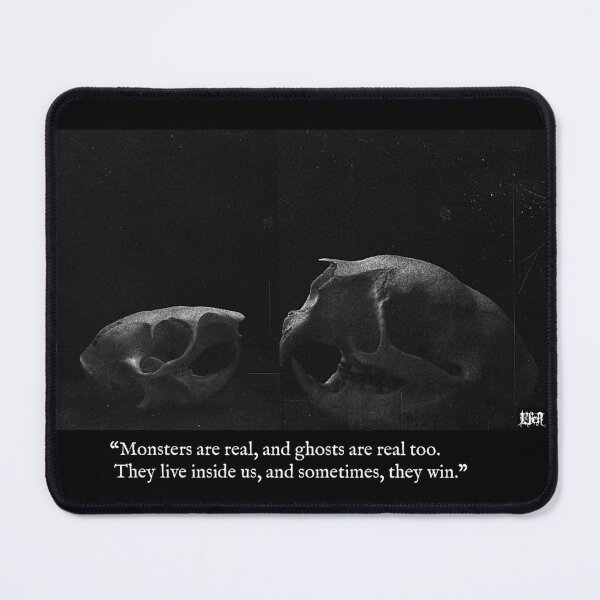 Item preview, The monsters inside. Dark skull photography designed and sold by EtherApparel.