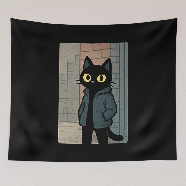 Item preview, #3 Black Cat designed and sold by okiiskandarart.