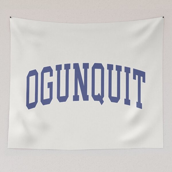 Item preview, Ogunquit Maine - College Font Curved Typography designed and sold by chosenhomes.