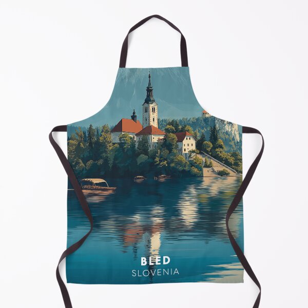 Artikelvorschau, Bled Slowenien entworfen und verkauft von MisfitPrintsUs.