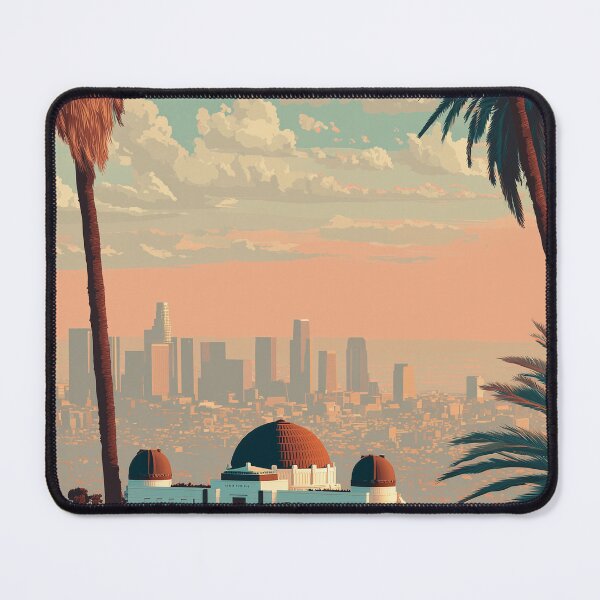 Item preview, Griffith Observatory Los Angeles designed and sold by MisfitPrintsUs.