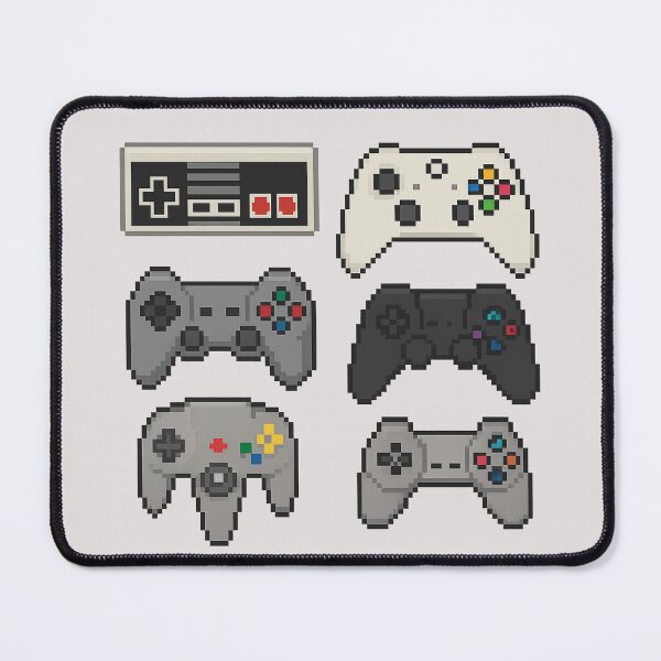 Item preview, Retro 8-Bit Video Game Controller Pixel Art designed and sold by Beezy-Kneez.