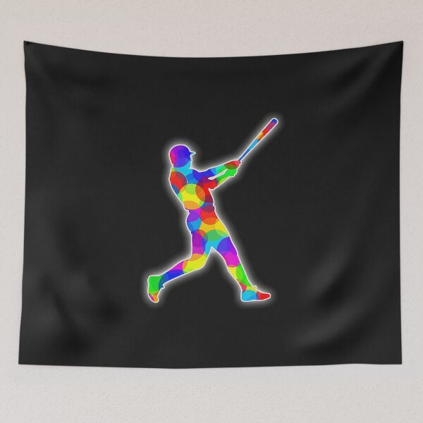 Item preview, Dot Art Baseball Player Dots Men Boys Kids designed and sold by diyoor.