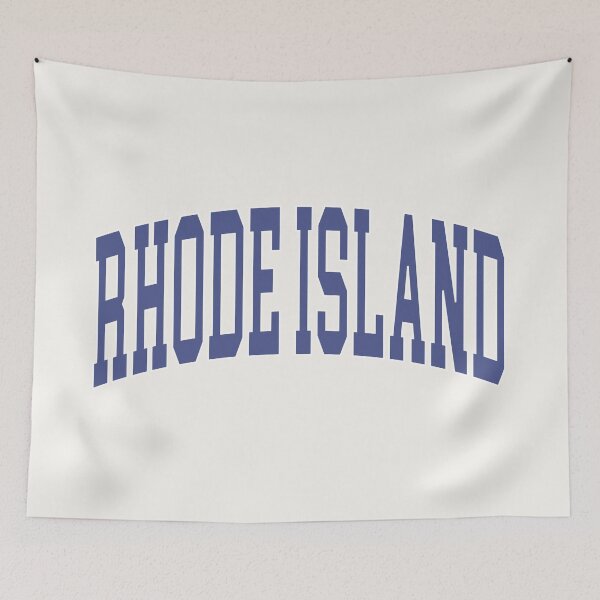 Artikelvorschau, Rhode Island - College-Schriftart, gebogene Typografie entworfen und verkauft von chosenhomes.