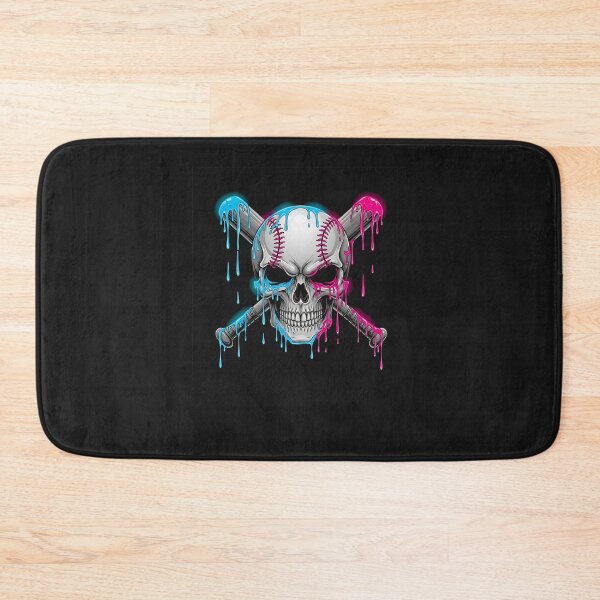 Item preview, Dripping Baseball Skull Crossbats designed and sold by diyoor.