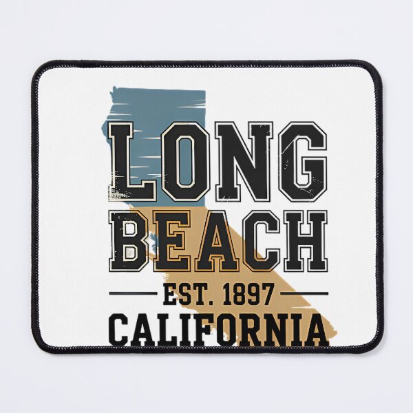 Item preview, Long Beach California Vintage Retro Coastal Typography 2025 designed and sold by someraargelia.