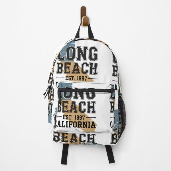 Item preview, Long Beach California Vintage Retro Coastal Typography 2025 designed and sold by someraargelia.