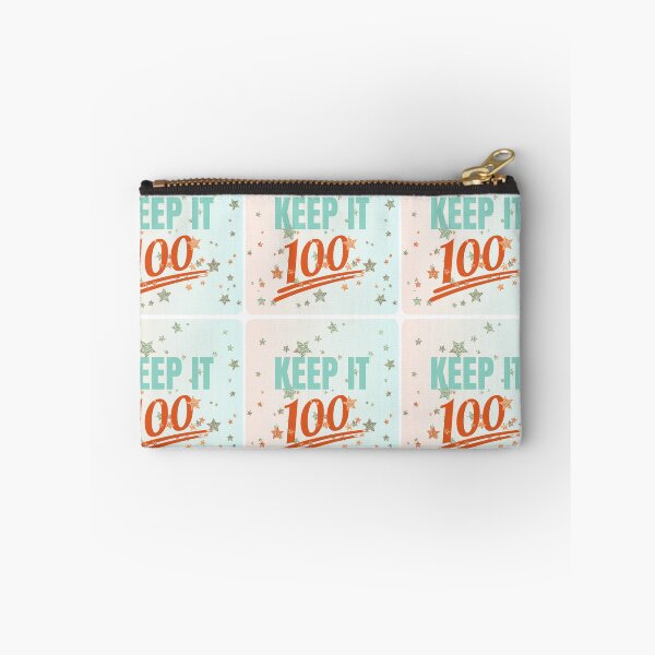 Item preview, Keep It 100 Orange and Mint designed and sold by LisaMichelleArt.