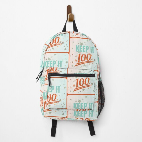 Item preview, Keep It 100 Orange and Mint designed and sold by LisaMichelleArt.