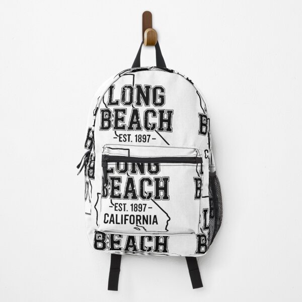 Item preview, Long Beach California Vintage Retro Coastal Typography 2025 designed and sold by someraargelia.
