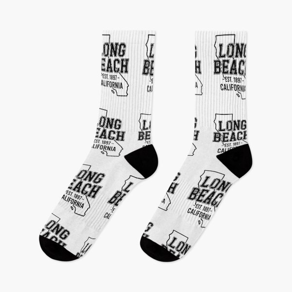 Item preview, Long Beach California Vintage Retro Coastal Typography 2025 designed and sold by someraargelia.
