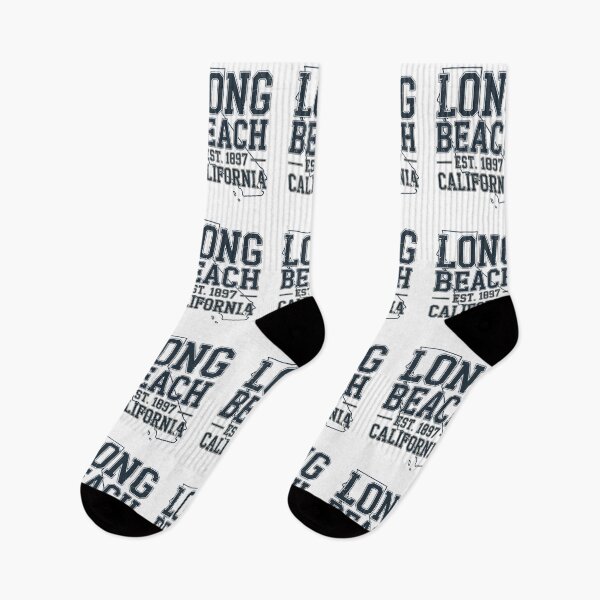 Item preview, Long Beach California Vintage Retro Coastal Typography 2025 designed and sold by someraargelia.