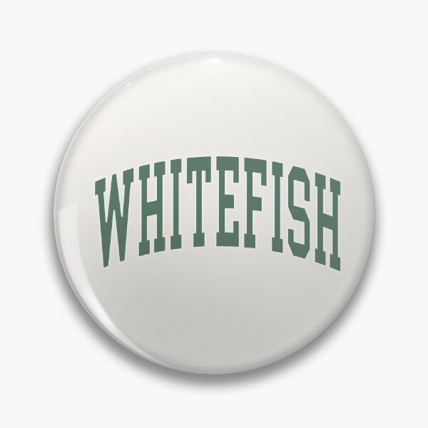 Artikelvorschau, Whitefish MT - College-Schriftart Geschwungene Typografie entworfen und verkauft von chosenhomes.