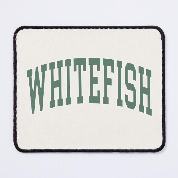 Item preview, Whitefish MT - College Font Curved Typography designed and sold by chosenhomes.