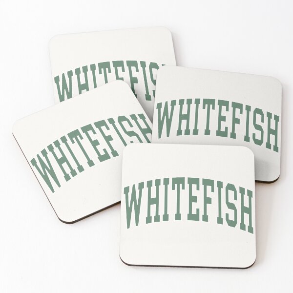 Artikelvorschau, Whitefish MT - College-Schriftart Geschwungene Typografie entworfen und verkauft von chosenhomes.