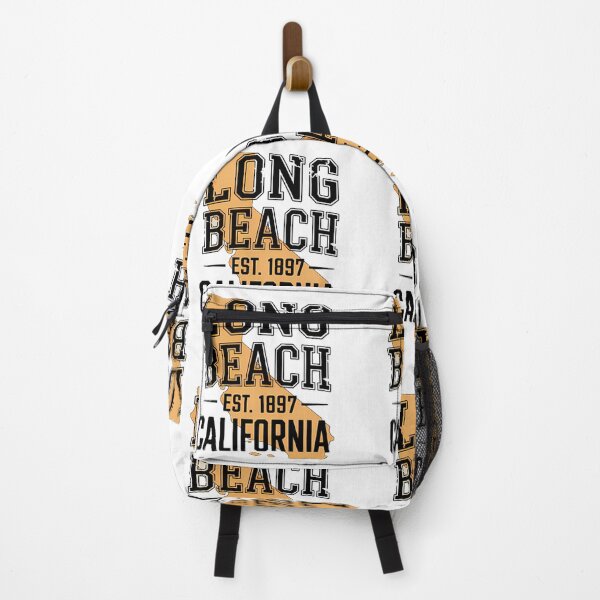Item preview, Long Beach California Vintage Retro Coastal Typography 2025 designed and sold by someraargelia.