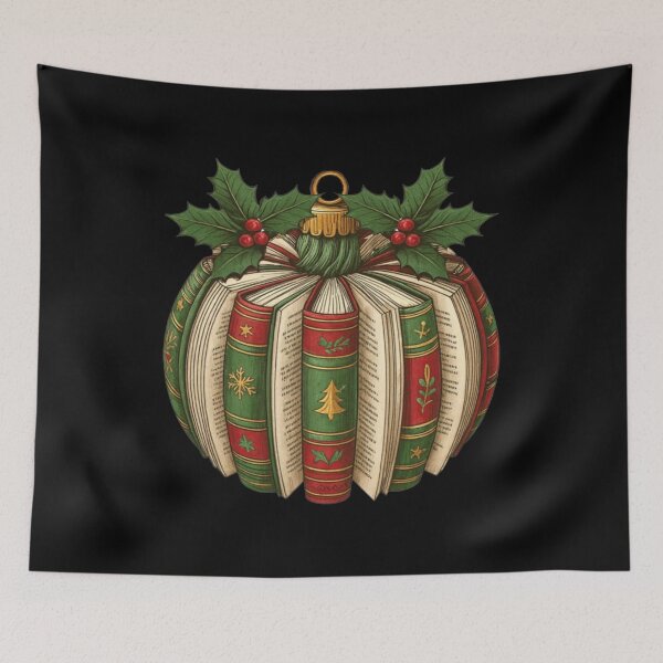 Item preview, Retro Christmas Book Ornament  designed and sold by laszlosaobere.